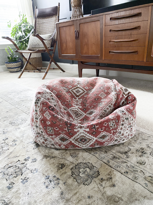 How to refill your deflated pouf or beanbag - Love Your Abode